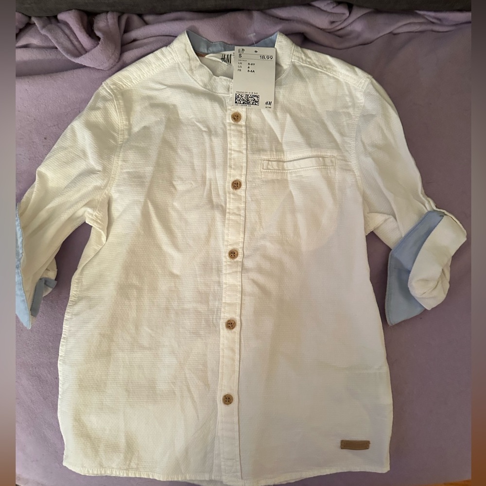 White button up shirt